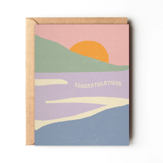 Beach Congratulations Card