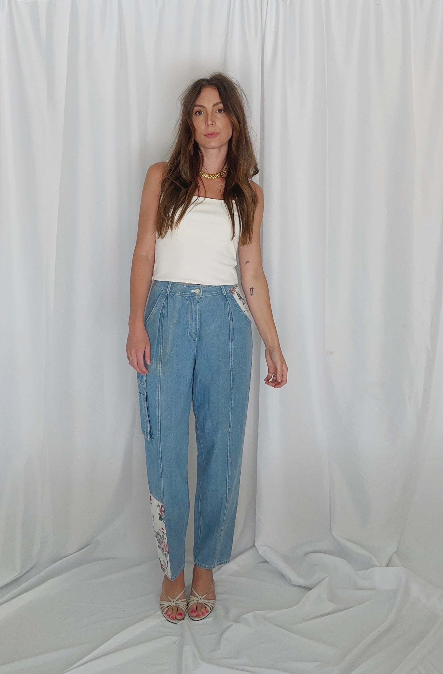 Vintage Patchwork Jeans