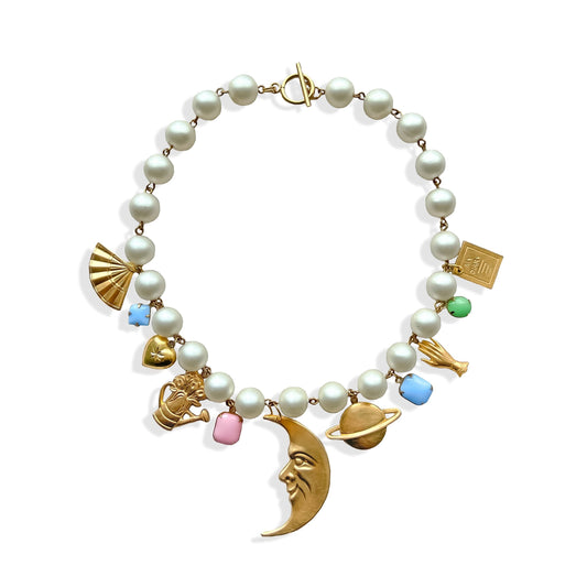 La Lune Vintage Charm Necklace