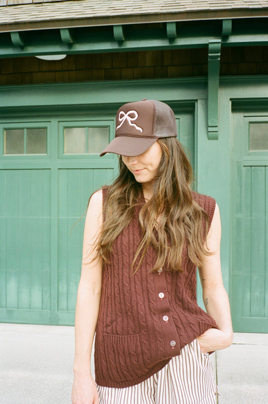 Bow Trucker Brown