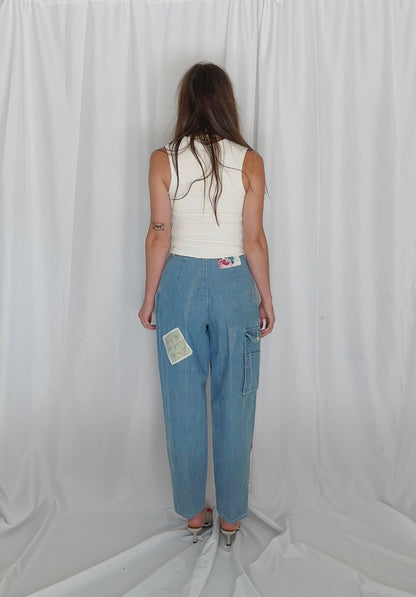 Vintage Patchwork Jeans