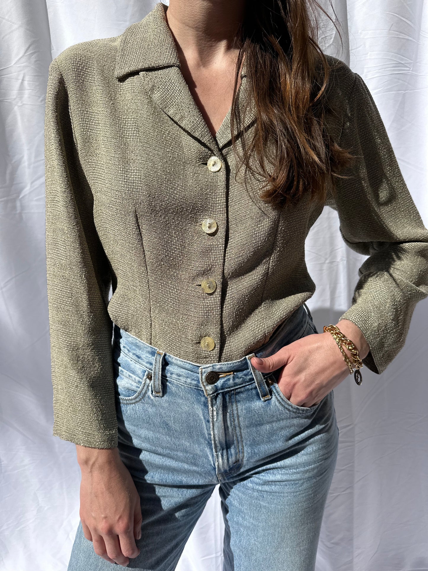 Vintage Blazer Blouse