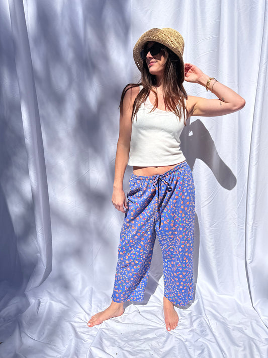 Blue Printed Pajama Pant