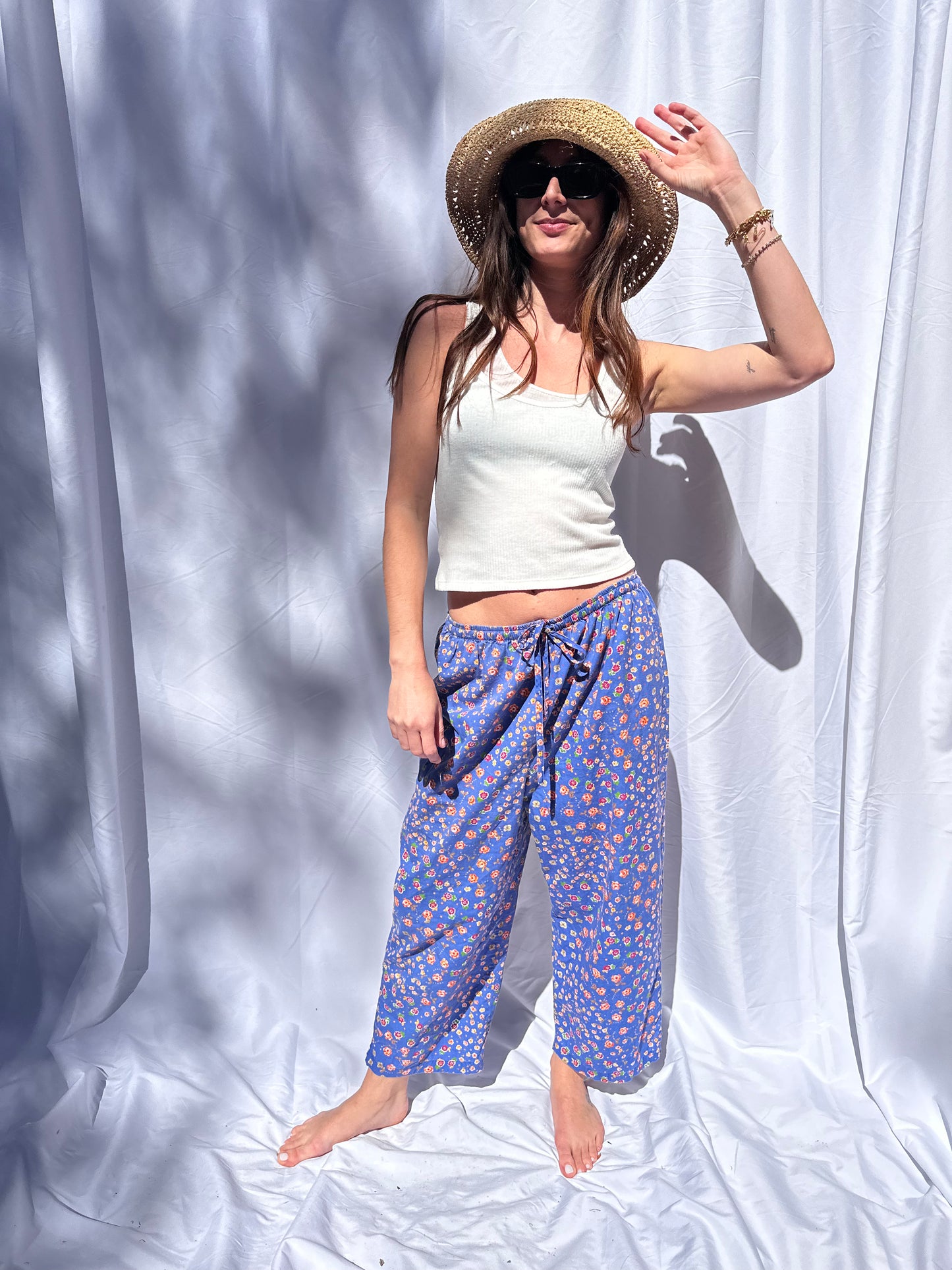 Blue Printed Pajama Pant