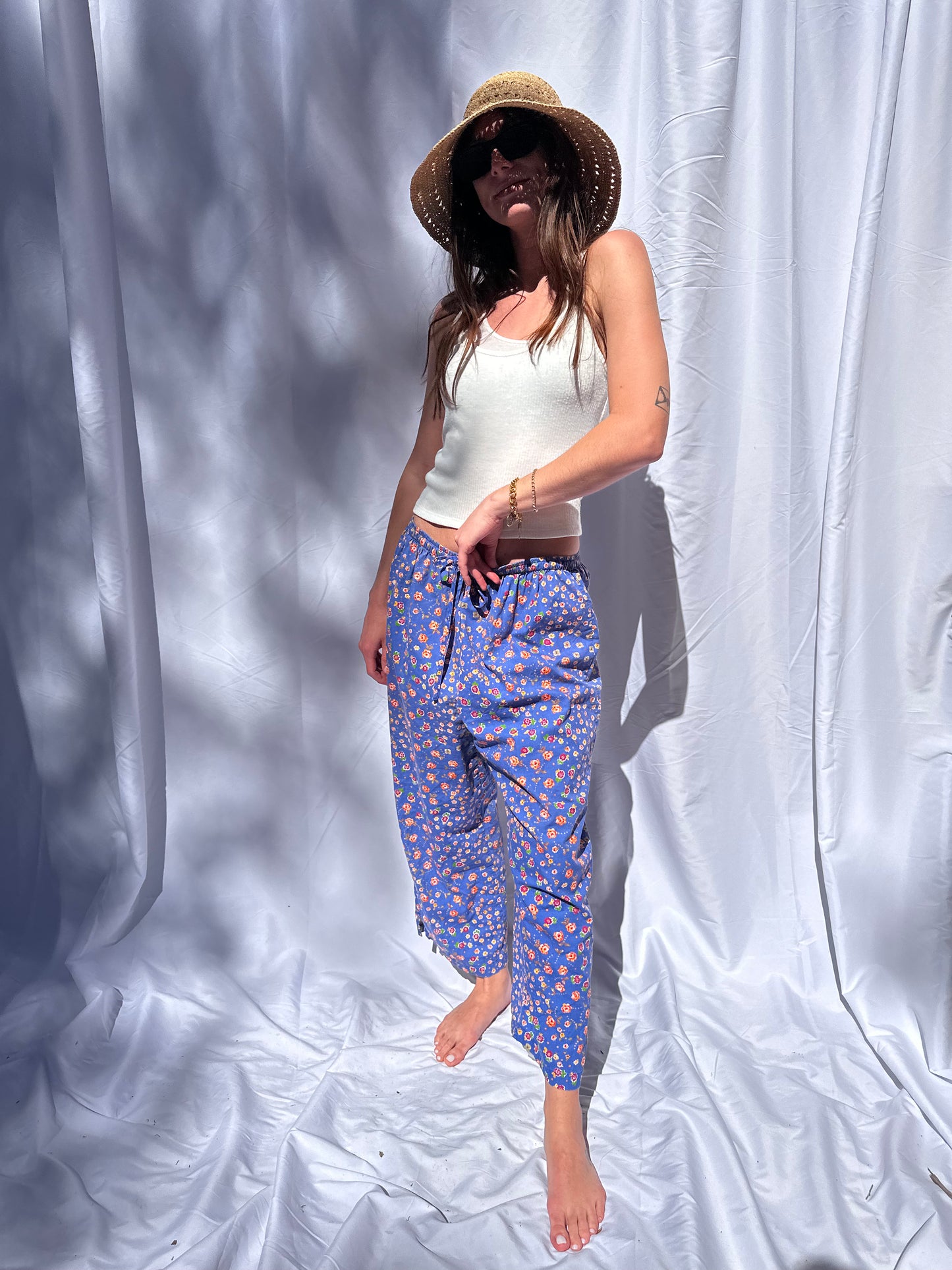 Blue Printed Pajama Pant